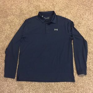 Long sleeve Under Armour polo. Great condition!